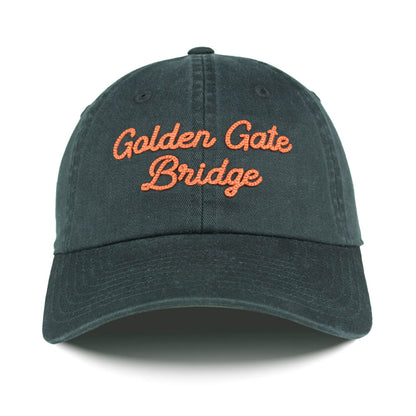 Dark gray cap with 'Golden Gate Bridge' embroidered in orange on a white background
