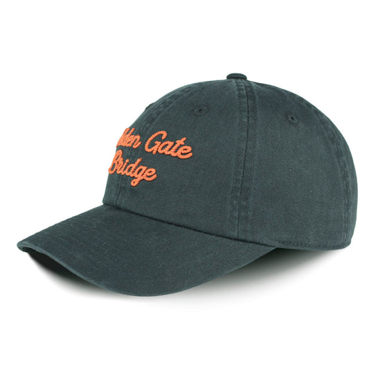 Dark gray cap with 'Golden Gate Bridge' embroidery on a white background