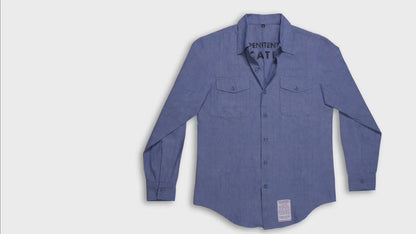 Video about Alcatraz replica inmate shirt by Golden Gate National Parks Conservancy