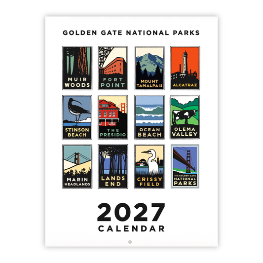 2027 Calendar - Golden Gate National Parks
