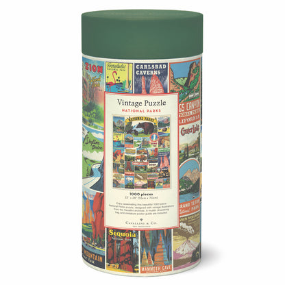 National Parks Vintage Puzzle by Cavallini and Co.
