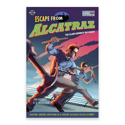 Escape from Alcatraz: The Claw Hammer Breakout comic book, story of 1938 Franklin, Lucas, and Limerick escape attempt.