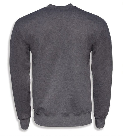 Grey crewneck sweatshirt